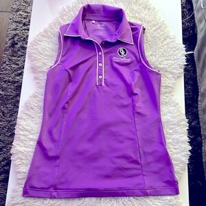 Adidas Golf Clima Cool Collared Tank From Gainy RanchGolf Club ⛳️🏌️‍♀️😍